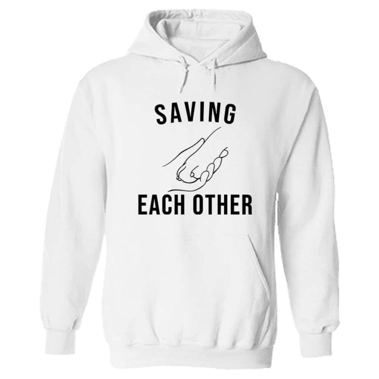WHITE DOG HOODIE