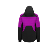 Dog Handler Purple and Black Bubble Jacket