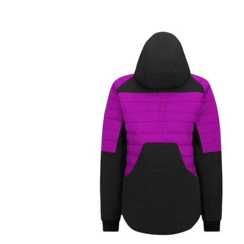 Dog Handler Purple and Black Bubble Jacket