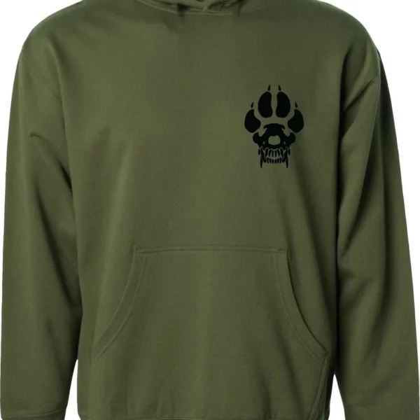 K9 Green Dog Hoodie