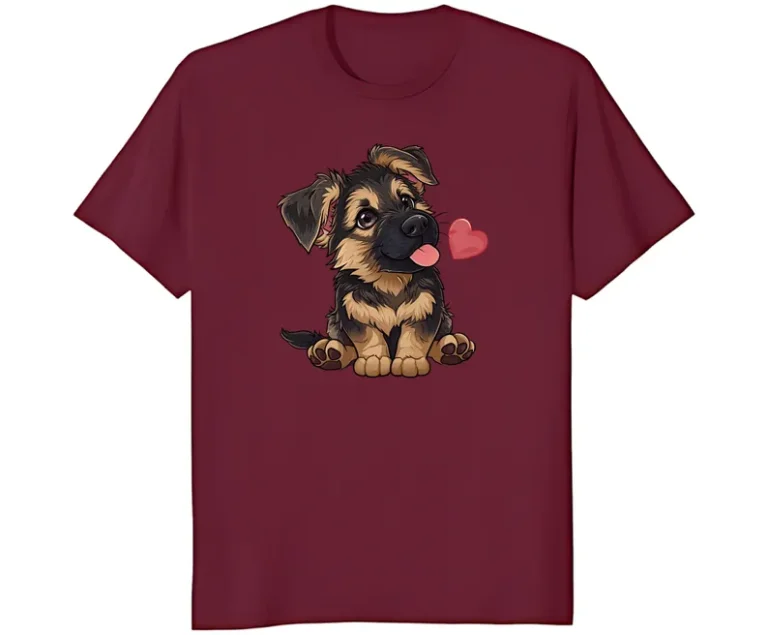 Adorable German Shepherd Puppy Love T-Shirt