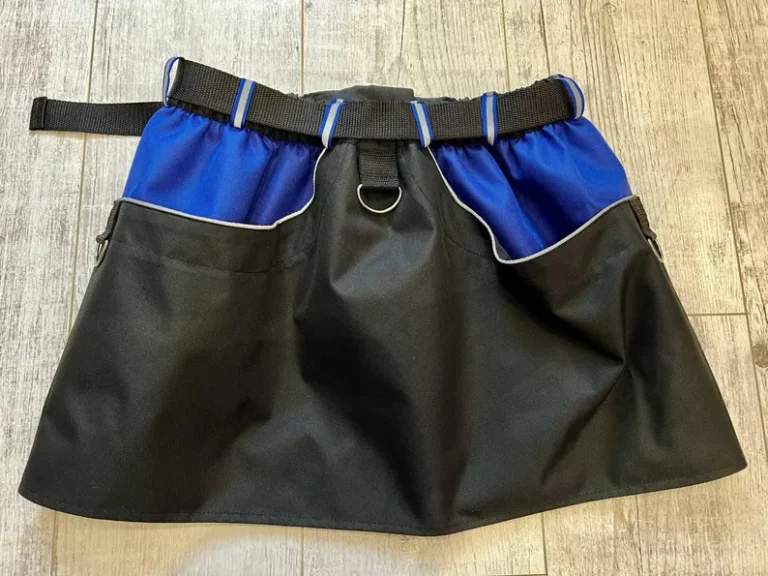 Dog Training Skirt - Blue/Black