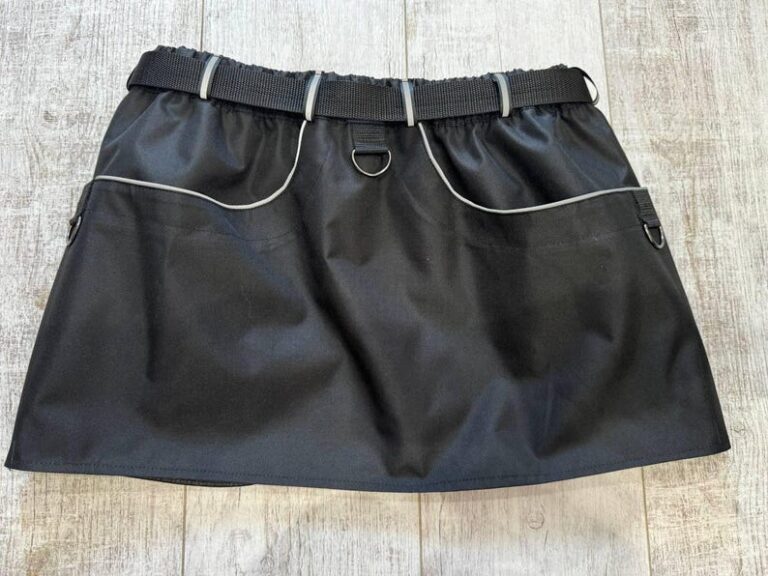 Black Dog Training Skirt – K9 Embroidered Utility Belt Skirt