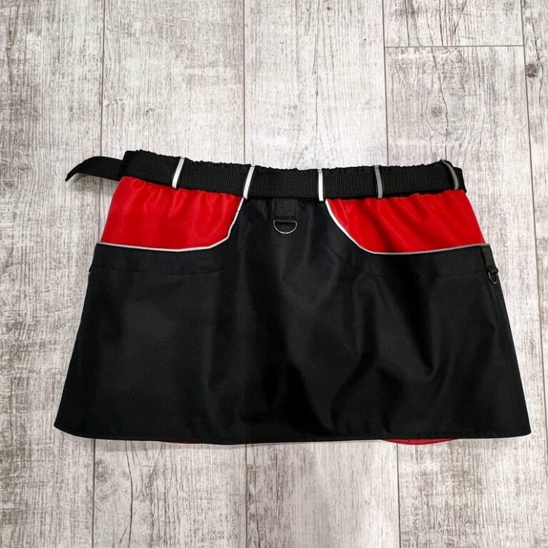 Dog Training Skirt – Red/Black