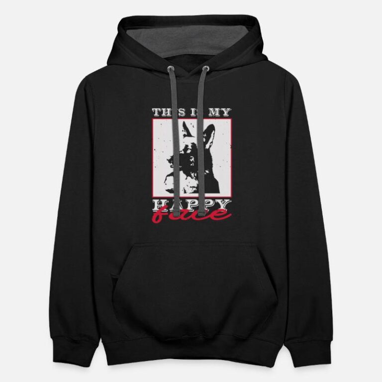 That’s My Happy Face – German Shepherd Hoodie