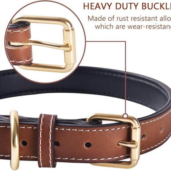 Genuine Leather Dog Collar