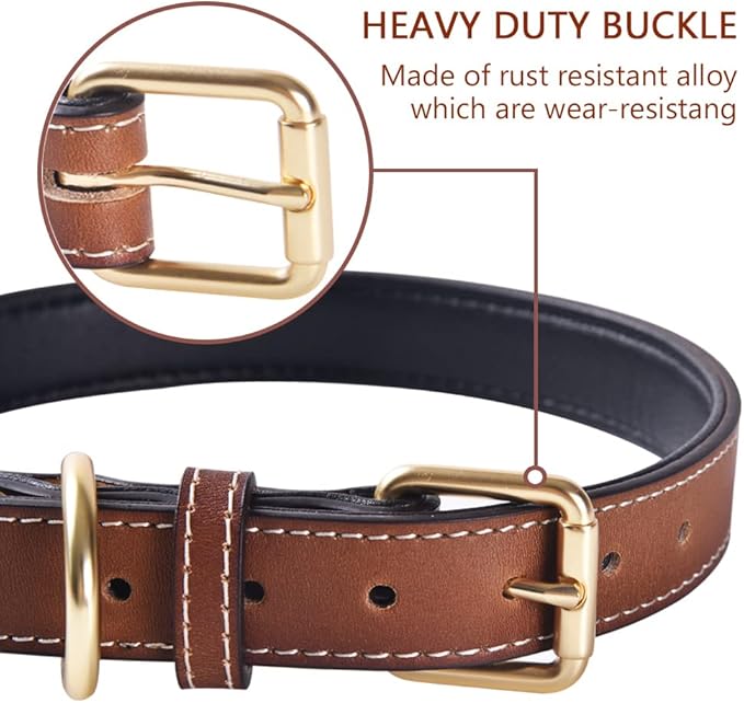 Genuine Leather Dog Collar