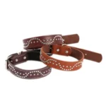 Stylish Studded Leather Dog Collar