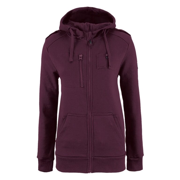 Trainer Zipper Hoodie Dark Purple