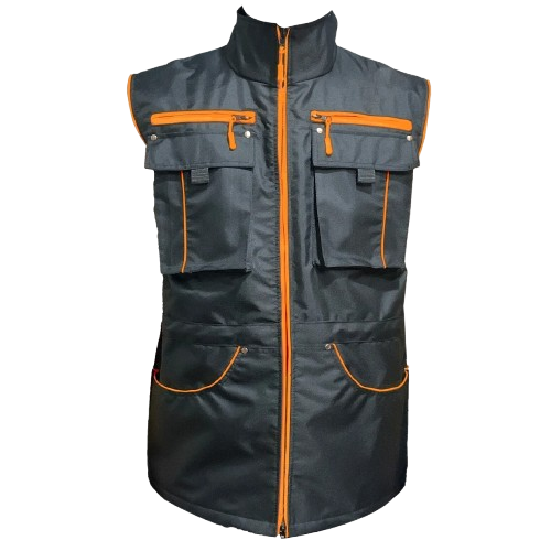 Dog Handlers Training Vest Black & Orange